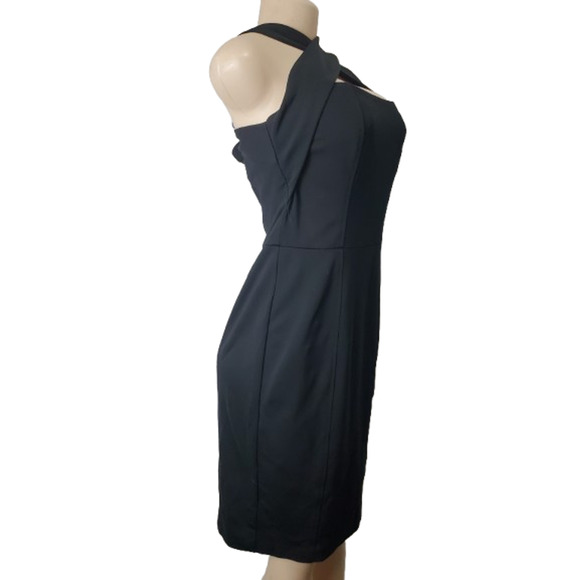 Cynthia Steffe women's black criss-cross dress size 10 - Picture 3 of 4